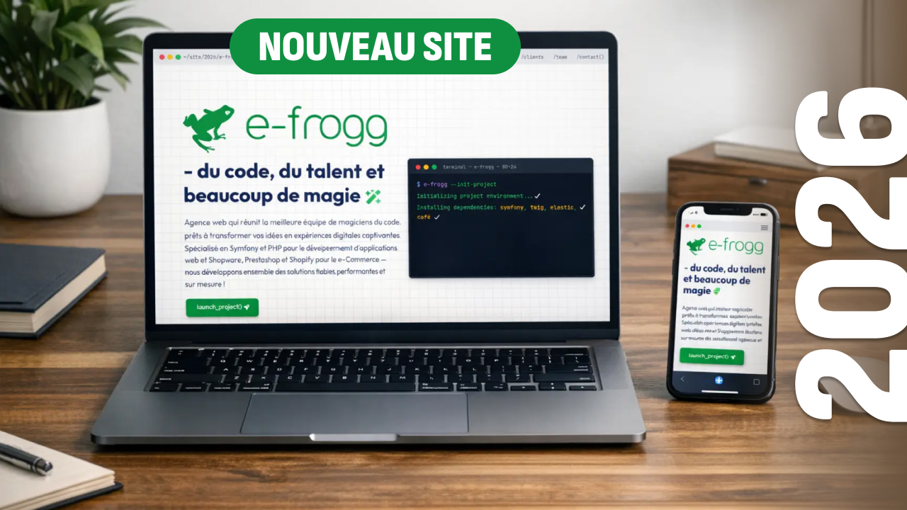 Bonne année 2026 & bienvenue sur le nouveau site e-Frogg !